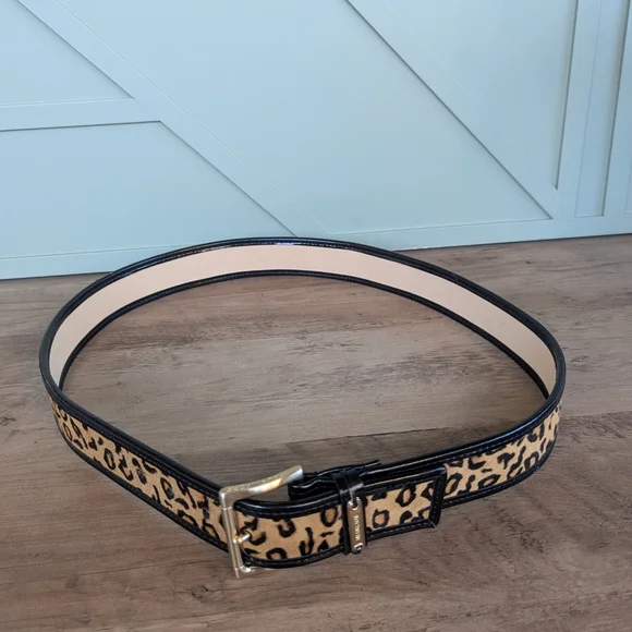 MICHAEL Michael Kors Leopard Print Belt - Picture 4 of 11